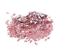 Fockety Acrylic Flatback Horse Eye Decor, 500 Pieces Clothes Phone Glitter, 5, Ideal for Costumes and Scrapbooking, Professional and DIY Use (light pink)