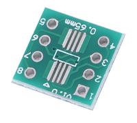 Fockety Adapter Board Converter Module Lightweight Durable SOP8 SSOP8 to DIP8 TSSOP8 DIP SMD to Inline for Convenient Installation Suitable for Various Models Aluminum + Plastic 100 Pcs for Printed