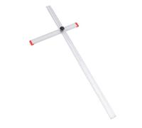 Fockety Adjustable Drywall T Square, Aluminum Alloy Sliding T Square Tool with ABS Knob for Angle Adjustment, Dual Directional Printed Scale for Layout and Marking, 48 Inch 120cm