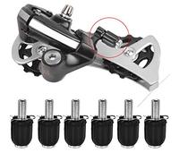 Fockety Adjustable M5 Bike Transmission Screw Set for Mountain Bikes, Durable and Easy to Install, 3 Pairs Screws for Cable Adjustment