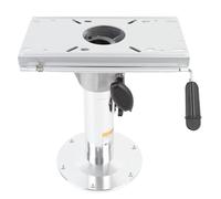 Fockety Adjustable Seating Pedestal, 360 Degree Rotating Universal Seating Base for RV Boat Yacht Deck, Customizable Height From 330-480mm, Built-to-last Aluminum Alloy Material