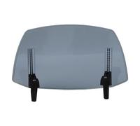 Fockety Adjustable Universal Motorcycle Windscreen Stylish Wind Deflector for MT07 MT09 MT10 R1 R3 FZ6 TMAX530 TMAX 500, 1 X Adjustable Windscreen for Riders (Transparent Blue)