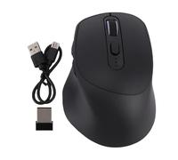 Fockety Ai Mouse, Wireless Voice Recorder with Real Time Transcription 152 Languages Translation Built in Microphone, Ai Assistant for PC Laptop Tablet (Black)