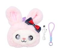 Fockety AI Smart Plush Toy, Multilingual AI Talking Interactive Plush Companion Pet with Emotional Eyes, Learning Assistant & Parental Control APP, Robot Toy for Kids, Adults (Bunny)