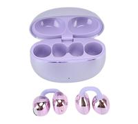 Fockety AI Translation Earbuds Real Time, 74 Language and 70 Accents Translator Earbuds with HD Sound, Noise Cancelling Translation Headphones for Travel Business Meeting Learning (Purple)