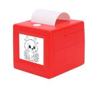 Fockety AI Voice Sticker Printer for Kids, Portable Thermal Sticker Maker with HD Display, Voice to Image Box for DIY Arts Crafts, Study, Travel, 3.70x3.19x3.50in