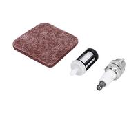 Fockety Air Filter Spark Plugs Fuel Filter Bundle Made of Plastic Material for Stihl FS38 FS45 FS46 FS55 HS45 FC55 Great for DIY Homeowners