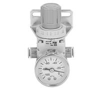Fockety Air Pressure Regulator, -100kPa to -1.3kPa High Accuracy Compressed Air Filter Regulator with, Professional Self Locking for for Compressor and Tools