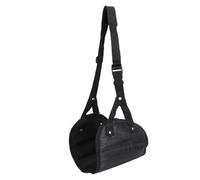 Fockety Airplane Foot Hammock, Portable Adjustable Airplane Footrest, Comfortable Ergonomic Foot Hanger for Long Trip Home Office, Travel Essentials for Women and Men (Black)