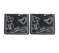 Fockety Airplane Phone Holder, 2Pcs Foldable Multi Angle Adjustable Stand Portable Compact Phone Stand with Hands Free Viewing for Travel Home Office Smartphone Tablet