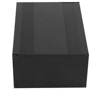 Fockety Aluminum Amplifier Printed Circuit Board Instrument Box Enclosure Electronic Project Box/Cover for - Black