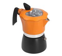 Fockety Aluminum Italian Style Coffee Maker, Octagonal Appearance, Even Heat Distribution, Simple and Reliable, For Travel, Portable