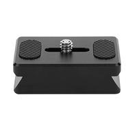 Fockety Arrow Storage Case Plate Adapter Block for Models, Camera Small Focus Pad Increase Pad, CNC Aluminum Alloy Material Black, Suitable for Any Camera with a 1/4 Screw Hole