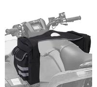 Fockety ATV Tank Bag, Multi Compartment Storage ATV Saddle Bag with Reflective Strips and Oxford Fabric, Cargo Tank Phone Fit for UTV Snowmobile Motorcycle