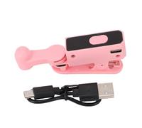 Fockety Auto Clicker, 120mAh Rechargeable Screen Tapper with 107 Adjustable Speed Settings, Spatial Mapping Technology for Phone Pad Android Devices and Touchscreen Computers (pink)