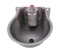 Fockety Automatic Livestock Waterer, Stainless Steel Large Capacity 9.06x6.5x3.94in Animal Waterer Bowl Automatic Cow Drinking Water Bowl, for Cattle Horse Goat Sheep Animals Pet
