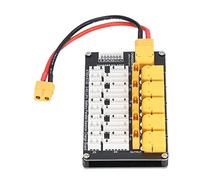 Fockety Battery Charging Board Compact Lithium Battery Parallel Charging Board XT30 XT60 Plug 2-6S for IMAX B6 Charger for Tech Hobbyists