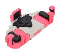 Fockety Bike Phone Mount, Sturdy Metal Bracket Soft PVC Protective Pad Motorcycle Phone Mount Multi Angle Multi Height Adjustment Universal Cell Phone Holder for F B C E M N Series Scooter