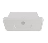 Fockety Boat Glove Box, Water Resistant Standard Lightweight Lockable Boat Pontoon Yacht Storage Compartment, Multifunctional ABS Locking Plastic Glove Box with Double Cup Holder (White)