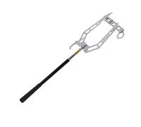 Fockety Boat Hook, U Type Telescopic Boat Threader Dock Hook Mooring Hook Multifunctional Ship Docking Equipment Tool for Home and Outdoor Easy to Use