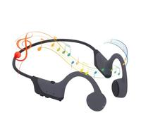 Fockety Bone Conduction Headphones, 6Hr Playtime Open Ear Headphones with Mic, Bluetooth Wireless Earphones Sport Headphones for Running, Cycling, Workout