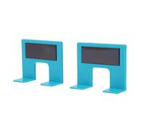 Fockety Cabinet Hinge Repair Plate, 2Pcs Hinges Repair Fixing Plates, 2mm Door Gaps Locator 90° Magnetic Stainless Steel Cabinet Board for Kitchen, Cupboard Doors