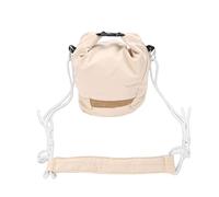 Fockety Camera Sling Bag, Compact Soft 11.8x11x3.94in Small Polyester Camera Bag Sling Crossbody with Adjustable Shoulder Strap, for Travel Photography Daily Use (Khaki)