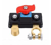 Fockety Car Battery Power Cut Off Switch, 12V 24V Pure Copper Disconnect