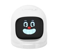 Fockety Car Dashboard Emotional Companion, Magnet Smart AI Robot with 52 Expressions Voice Function High Accuracy Gyroscope Sync, Type C Charging Traceless Adhesive Base Robot for Auto (White)