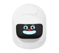 Fockety Car Dashboard Emotional Companion, Smart Expression Robot with 52 Emotionals Expressions and Voice Function, Magnetic Base for Modern Vehicle Interior Decoration (White)