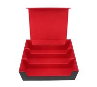 Fockety Card Deck Box Large Capacity Elegant PU Leather Magnetic Closure Holder Box/Cover for Tarot Game Cards, Protective and Portable for Home Office Organizer (#2)