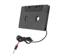 Fockety Cassette Aux Adapter, 3.3ft Cable 4 Channel 3.5mm Auxillary Cable Cassette Receiver Stereo Audio Tape Converter, Car Tape to Aux Adapter for Vintage Car, Radio