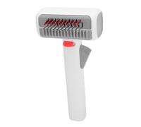Fockety Cat Brush, Rounded Stainless Steel Teeth Dog Undercoat Brush, Deshedding Tool with Ergonomic Non Slip Handle for Dogs Cats All Hair Types Shedding Removal