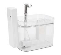 Fockety Cat Water Fountain, 1.5L Cordless Pet Water Fountain Battery Operated, Automatic Circulation Filtering, Ultra Quiet Water Dispenser with Motion Sensor Flowing Water Design