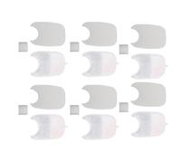 Fockety Cat Water Fountain Filters, 12 Pack Activated Carbon Multi Filtration Pet Water Fountain Filter with Sponges, Automatic Cat Water Bowl Dispenser Filters Replacement (Style 1)