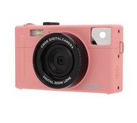 Fockety CD R1 1080P FHD Micro Single Camera Portable Mirrorless Camera 16X Digital Zoom 24MP with 3in LCD Display Monitor Mirrorless for Photography (Pink)