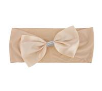 Fockety Chair Sashes Bows, 25Pcs 5.91x13.78in Stretch Chair Cover Band, Reusable Resists Deformation Elastic Ties Back Sash for Wedding Reception Events Banquets Party Hotel Event Decor (Champagne)