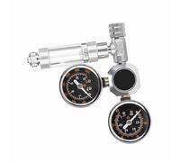 Fockety CO2 Regulator Aquarium Dual Gauge Display Accurate Injection for Aquatic Plant Growth for Fish Tank Keepers (Ordinary large double meter G5/8 interface)