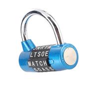 Fockety Code Padlock Durable 5 Digit Combination Lock for Travel, Gym, Security, Security Code Lock (Blue)