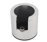 Fockety Coffee Portafilter Holder for 51mm 53mm 58mm Portafilter, Aluminium Alloy Coffee Tamping Station, Adjustable Tamper Station Tamper Holder Stand (Silver)