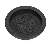 Fockety Compact Portable Guitar Soundhole Cover Soft Silicone Dust Cover for Acoustic Guitars, Noise Reduction, Beautiful Decoration (Black)