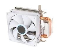 Fockety Computer Cooling Fan CPU Air Cooler, Premium CPU Cooler with 90mm Fan for Desktop, 9CM 2 Heat Pipes Dual Tower Computer Cooling for Intel 775 1150 1151 1155 115