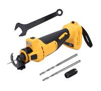 Fockety Cordless Drywall Cut Out Tool, 30000RPM 3 Speed Adjustable Brushless Rotary Saw with Adjustable Depth, Compact Spiral Saw for Cutting Drywall, Sheetrock, Wood, Tile, Plastic