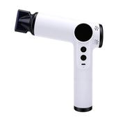 Fockety Cordless Hair Dryer, Portable USB Rechargeable Blow Dryer with 4 Adjustable Hot Cold Wind Speed Options and 15600mAh Battery, Travel Hair for Travel, Camping and RV (White)