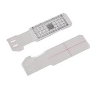 Fockety Crack Monitoring Record, Acrylic Standard Tell Tale Crack Monitor with Measurement Record Paper, Portable Concrete Monitor for the Standard and Corner Tell Tale