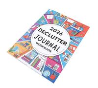 Fockety Declutter Planner 2026, with Simple Prompts Checklists for Home Organization, Guided Journal to Reduce Stress, Room By Room Workbook for Clutter Free Lifestyle