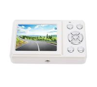 Fockety Digital Camera, 4K 64MP 18x Zoom Auto Focus 2.8in Screen LED Fill Light Compact Camera with Loop Recording Slow Motion, for Teens Adults Beginners Travel Birthday (white)