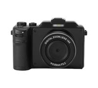 Fockety Digital Camera, 5K HD 80MP WiFi Front Rear Lens 18X Digital Zoom Vlog Camera Anti Shake with Hand Strap, Small Camera for Boys Girls Kids Photography Video Recording (Black)