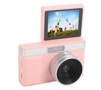 Fockety Digital Camera for Photography, 180° Flip Screen 1080P HD 48MP Retro Vlogging Camera Support OTG with Fill Light, Compact Point and Shoot Cameras for Beginner Creator (Pink)