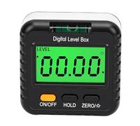 Fockety Digital Level Box, 4x90 Degree LCD Backlit Screen Digital Angle Finder Angle Gauge High Precise Magnetic Gauge for Woodworking Construction Table Saw Miter Pipes
